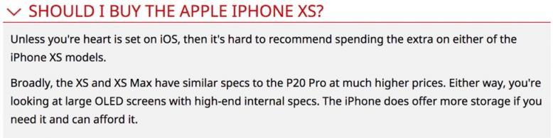 論拍照，華為P20 Pro和iPhone XS誰更強？外媒這樣說