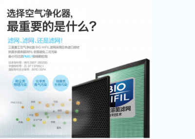 三菱重工空氣凈化器讓你安心過冬。