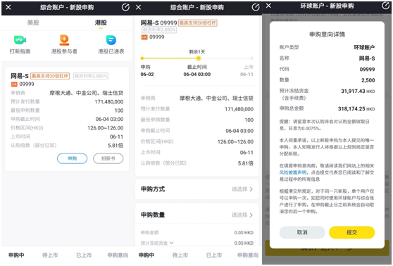 網(wǎng)易回港二次上市，老虎證券打新通道已經(jīng)開啟