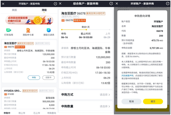 腫瘤醫(yī)療集團(tuán)海吉亞赴港上市，老虎證券打新通道已開啟