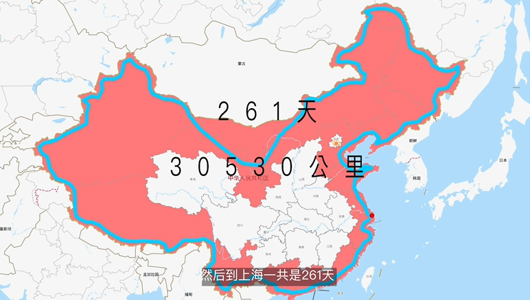 牛人騎小牛電動車完成長達(dá)261天、30530公里的環(huán)游中國行并登上微博熱搜