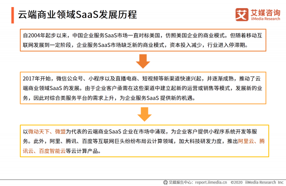 微動(dòng)天下帶你解讀2020H1中國(guó)企業(yè)服務(wù)SaaS行業(yè)發(fā)展研究報(bào)告