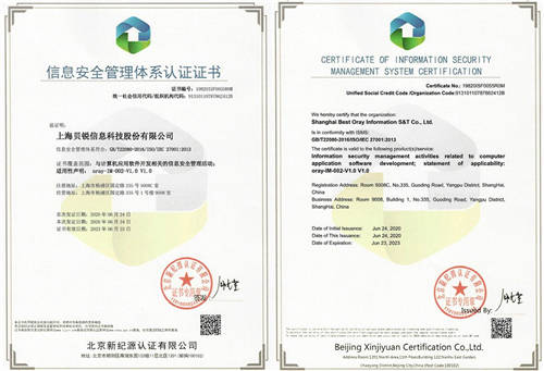 貝銳科技獲ISO/IEC 27001認(rèn)證，信息安全管理達(dá)國際標(biāo)準(zhǔn)