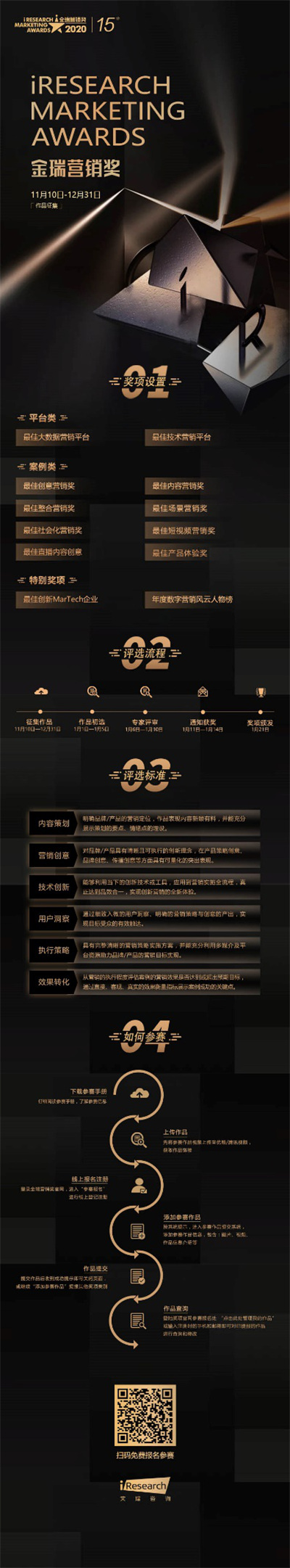 2020 iResearch Marketing Awards 金瑞營銷獎作品火熱征集中！