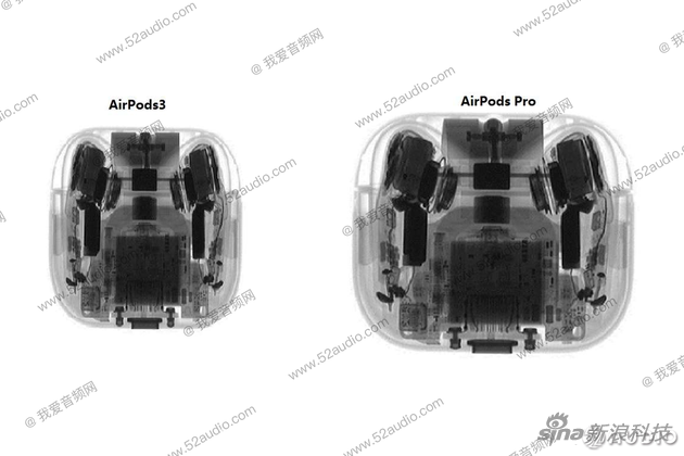 AirPods 3代的曝光圖片 （來自@我愛音頻網(wǎng)）