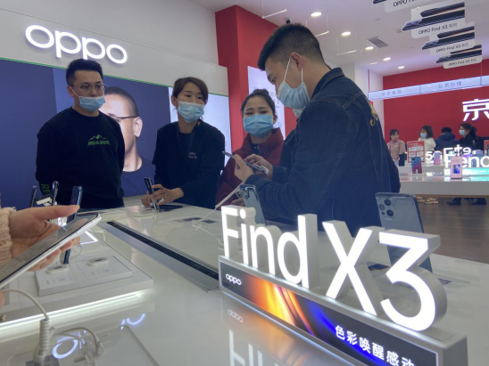 京東之家上市Find X3系列新品，OPPO 中國區(qū)總裁出席現(xiàn)場