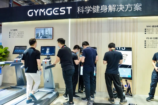 圓滿收官，GYMGEST攜新品跑步機(jī)、力量站亮相體博會!