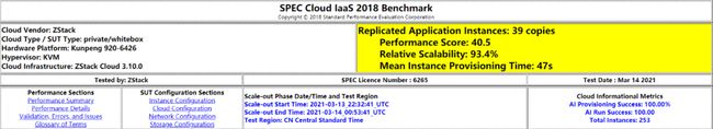 刷新 SPEC Cloud 測試記錄！ZStack+鯤鵬拿下全球最高分！