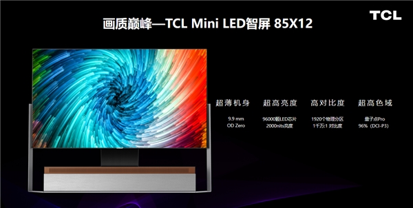 遙遙領(lǐng)先！TCL全球首款 OD Zero Mini LED智屏創(chuàng)智慧顯示新高度！