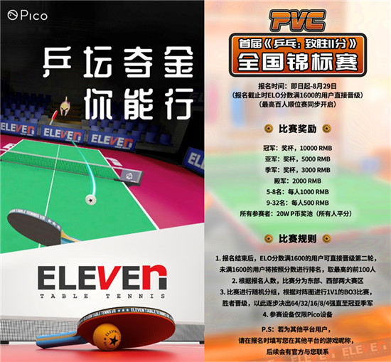 《多合一運動 VR》登陸 Pico Store，10款體育項目點燃夏末運動潮