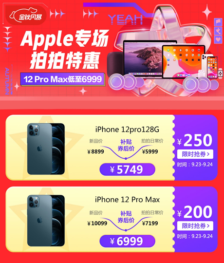 京東旗下拍拍二手Apple專場超值返場！