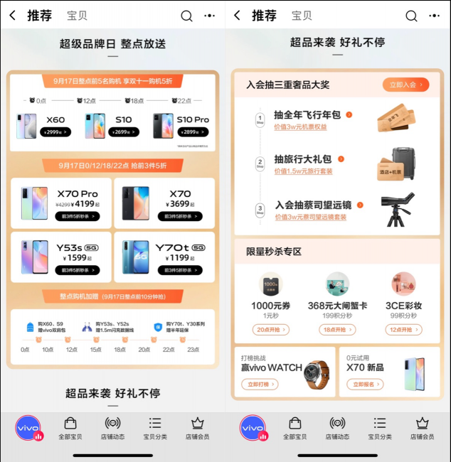 蔡司影像品閱時(shí)光，vivo攜年度影像旗艦X70登錄天貓超級(jí)品牌日