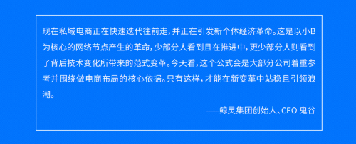 做興趣電商的抖音，做電商AI SaaS的鯨靈集團(tuán)蜂享家，他們的私域白皮書有何不同？