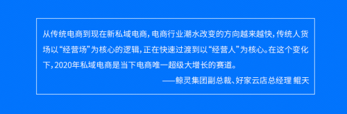 做興趣電商的抖音，做電商AI SaaS的鯨靈集團(tuán)蜂享家，他們的私域白皮書有何不同？