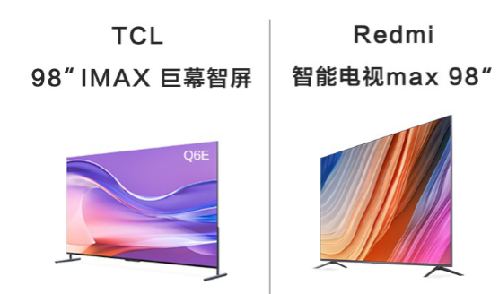 熱門巨屏產品大對比：TCL 98Q6E完勝Redmi max98