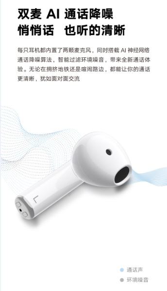 半入耳式佩戴+超28小時(shí)續(xù)航 榮耀親選Earbuds X2雙11超低折扣