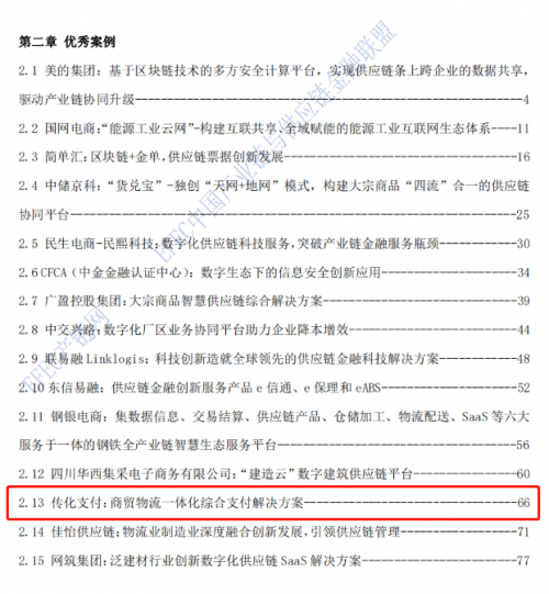 傳化支付入選《2020-2021年全國供應(yīng)鏈優(yōu)秀企業(yè)及杰出個人白皮書》優(yōu)秀案例