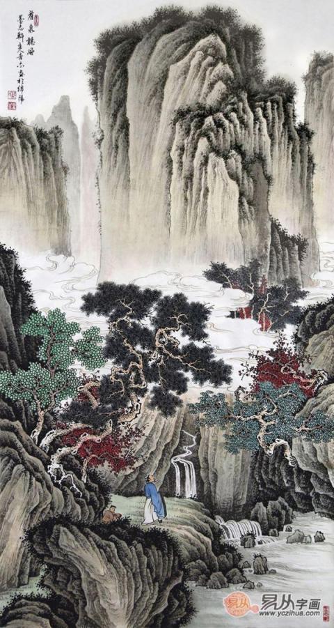 畫家許吉爾精品山水國(guó)畫欣賞，領(lǐng)略祖國(guó)山河景色藝術(shù)非凡！