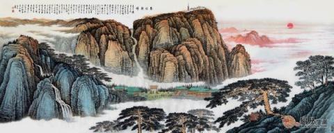 畫家許吉爾精品山水國(guó)畫欣賞，領(lǐng)略祖國(guó)山河景色藝術(shù)非凡！