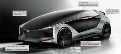 一汽奔騰E2 Concept概念車曝光 揭秘未來(lái)出行