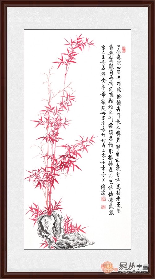 進門玄關(guān)掛畫 說說竹子畫掛玄關(guān)的好處