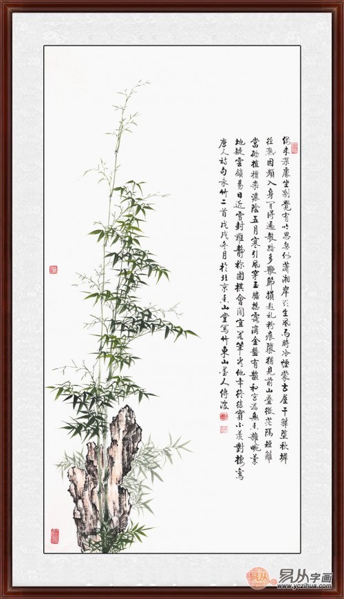 進門玄關(guān)掛畫 說說竹子畫掛玄關(guān)的好處