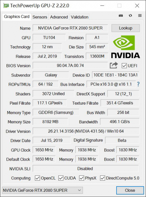 至幀感受，RTX 2080 SUPER芯體驗(yàn)