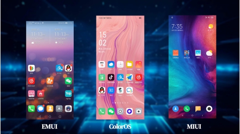 國產(chǎn)頭部 UI 對比，ColorOS、MIUI、EMUI 的區(qū)別你知道多少