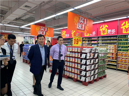 張近東探店家樂福，場景零售如何服務(wù)消費者？