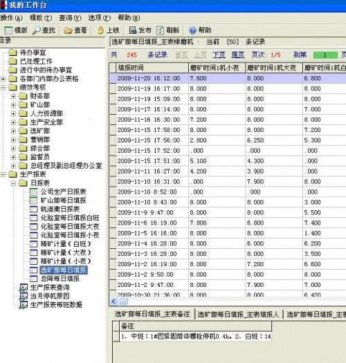 勤哲Excel服務(wù)器做礦采企業(yè)生產(chǎn)統(tǒng)計(jì)系統(tǒng)