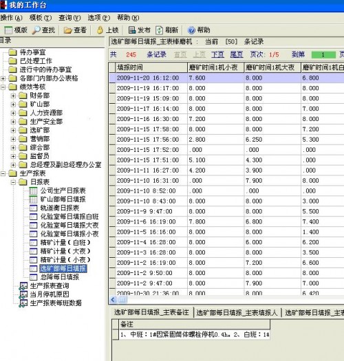 勤哲Excel服務(wù)器做礦采企業(yè)生產(chǎn)統(tǒng)計(jì)系統(tǒng)