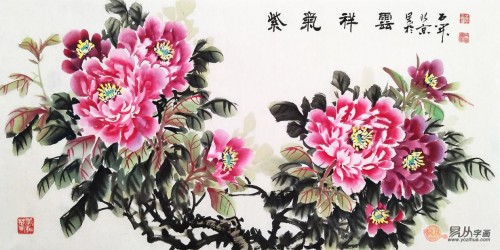 客廳適合掛什么字畫，國畫花鳥經(jīng)典四款寓意解析