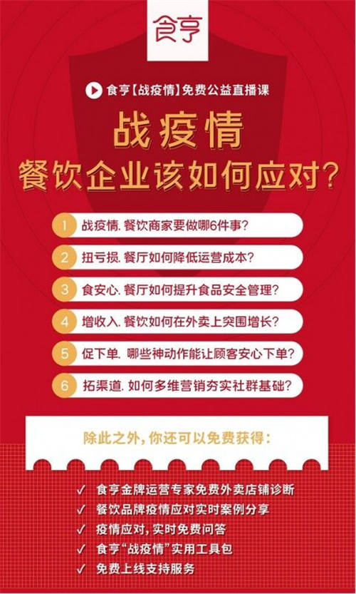 食亨運(yùn)營專家1對1答疑：疫情當(dāng)下，外賣該如何做？