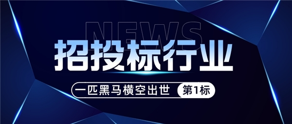 招投標行業(yè)又一匹黑馬第1標橫空出世