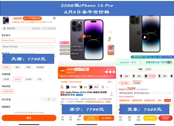 實測對比各平臺近期活動 告訴你iPhone 14哪里買最便宜